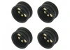 Wheel Set - Black Brass 4pcs SCX30