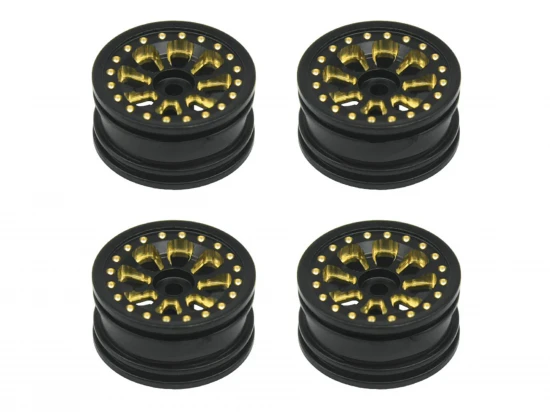 Wheel Set - Black Brass 4pcs SCX30