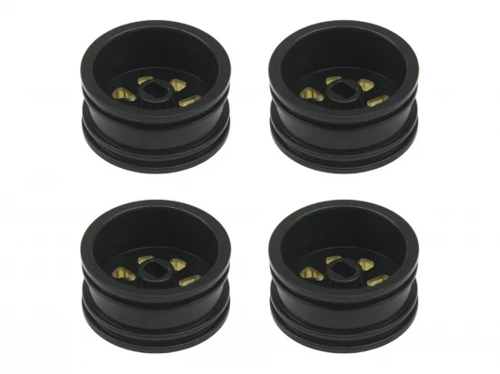 Wheel Set - Black Brass 4pcs SCX30