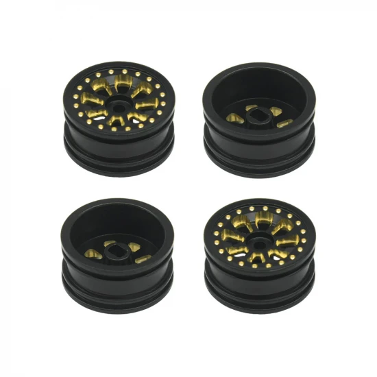 Wheel Set - Black Brass 4pcs SCX30