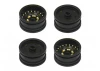 Wheel Set w/Offset - Black Brass 4pcs SCX30