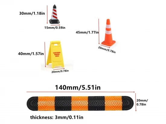 Road Accessories Set - 1:24