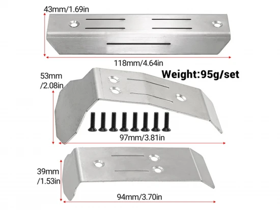 Skid Plate Guard Set - Traxxas Mini MAXX