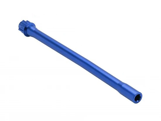 Aluminium. Center Drive Shaft - Mini MAXX - Blue