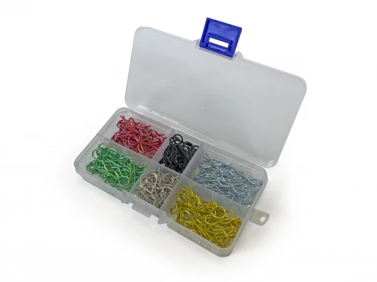 1:10 Body Clips Assorted 180 Piece Bulk Pack