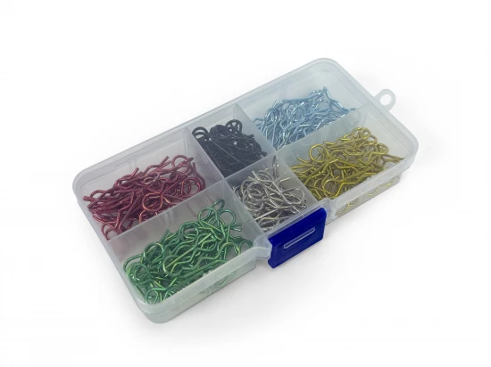 1:10 Body Clips Assorted 180 Piece Bulk Pack