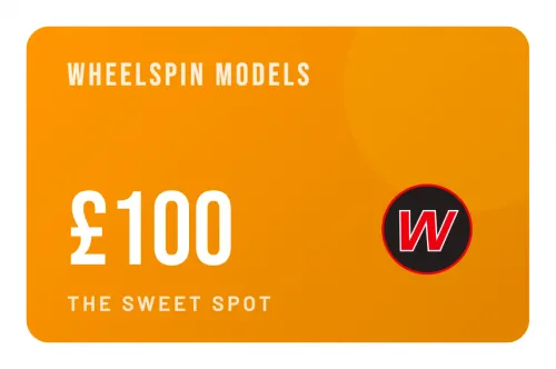 Wheelspin Models £100 Gift Voucher Certificate