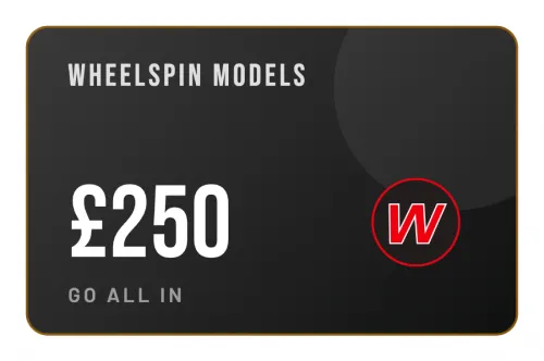 Wheelspin Models £250 Gift Voucher Certificate