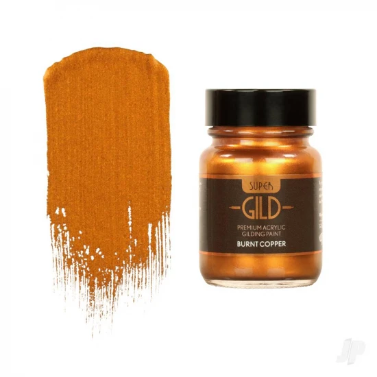 Guild Lane Super GILD Acrylic Gilding Enamel Paint, Burnt Copper (30ml)