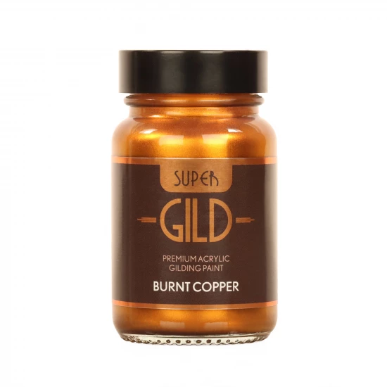 Guild Lane Super GILD Acrylic Gilding Enamel Paint, Burnt Copper (60ml)