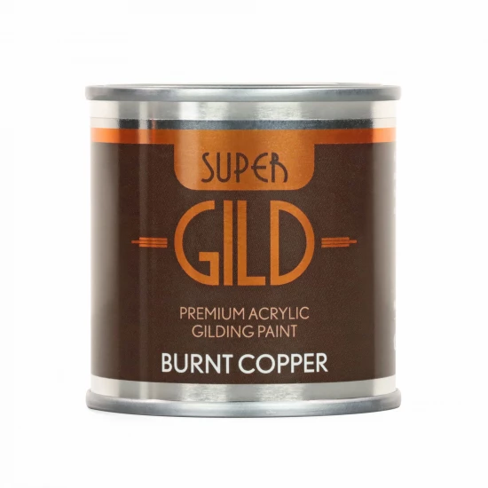 Guild Lane Super GILD Acrylic Gilding Enamel Paint, Burnt Copper (125ml)