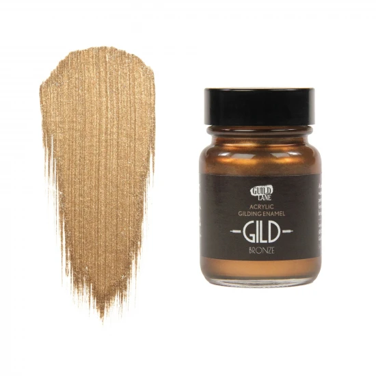 Guild Lane GILD Acrylic Gilding Enamel Paint, Bronze (30ml Jar)