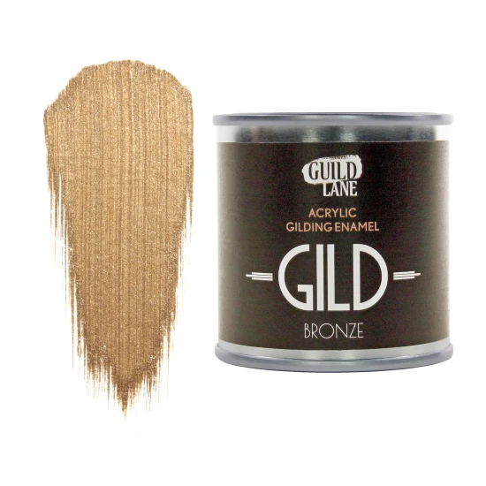 Guild Lane GILD Acrylic Gilding Enamel Paint, Bronze (125ml Tin)