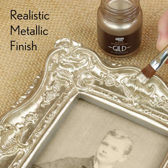 Guild Lane GILD Acrylic Gilding Enamel Paint, Champagne (30ml Jar)