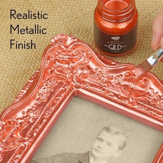 Guild Lane GILD Acrylic Gilding Enamel Paint, Copper (125ml Tin)