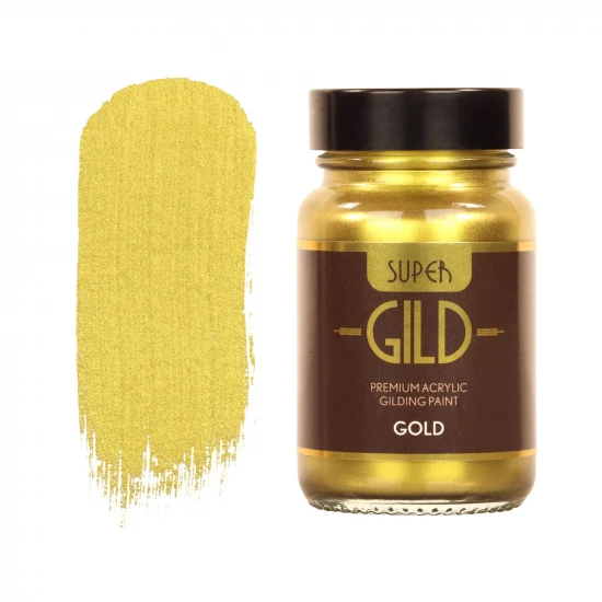 Guild Materials GILD Gilding Enamel Paint, Gold (60ml Jar)