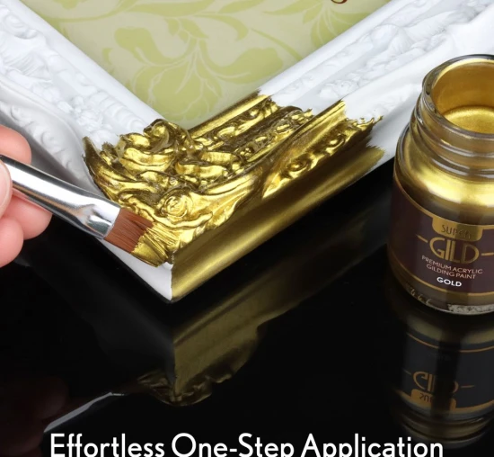 Guild Lane GILD Acrylic Gilding Enamel Paint, Gold (125ml Tin)