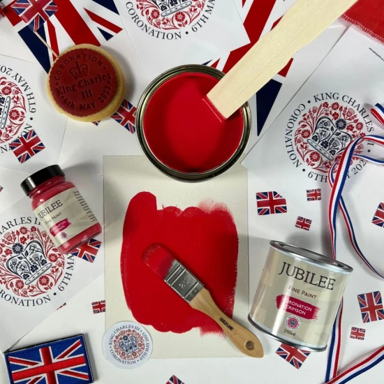 Guild Lane Jubilee Maker Paint (CC-22), Coronation Crimson (500ml)
