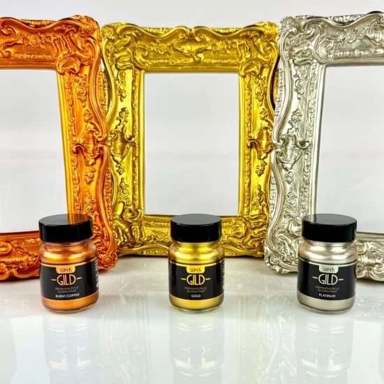 Guild Lane Super GILD Set, Gold, Platinum, Burnt Copper (3x 60ml)