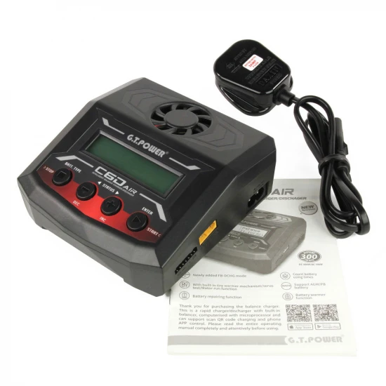 GT Power C6D Air 100W AC/DC 12A Intelligent Charger (UK)