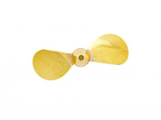 Brass Propeller (Classic) - 2 Blade - 20mm - M4 - LH