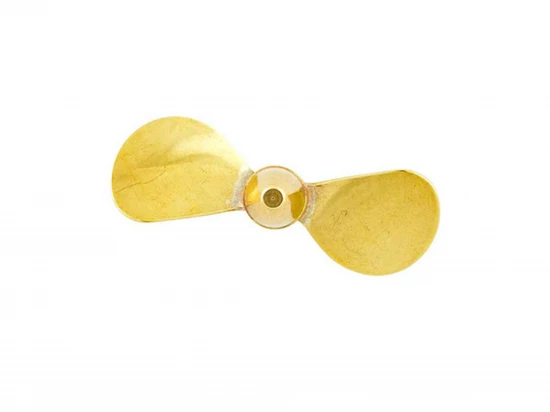 Brass Propeller (Classic) - 2 Blade - 30mm - M4 - RH