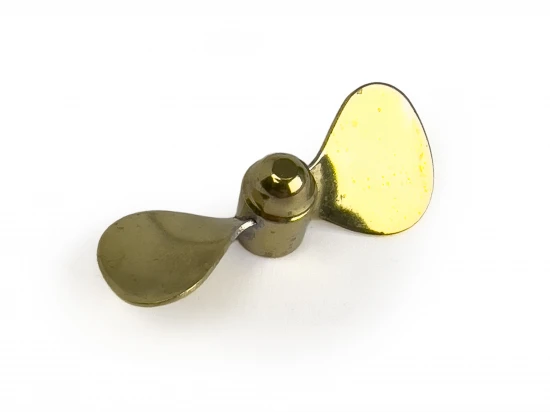 Brass Propeller (Classic) - 2 Blade - 40mm - M4 - RH