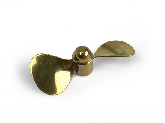 Brass Propeller (Classic) - 2 Blade - 50mm - M4 - LH