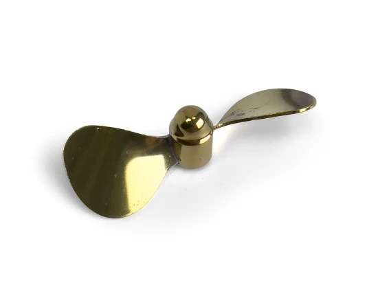 Brass Propeller (Classic) - 2 Blade - 65mm - M4 - LH