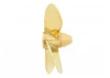 Brass Propeller (Classic) - 4 Blade - 20mm - M4 - RH