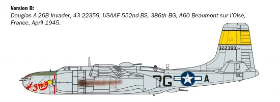 Italeri 1/72 A-26 A/B Invader