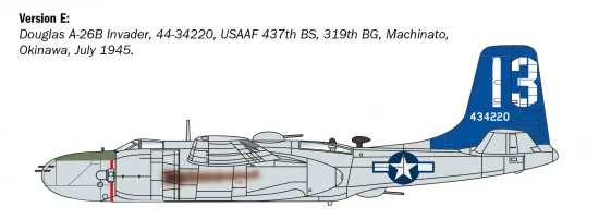 Italeri 1/72 A-26 A/B Invader