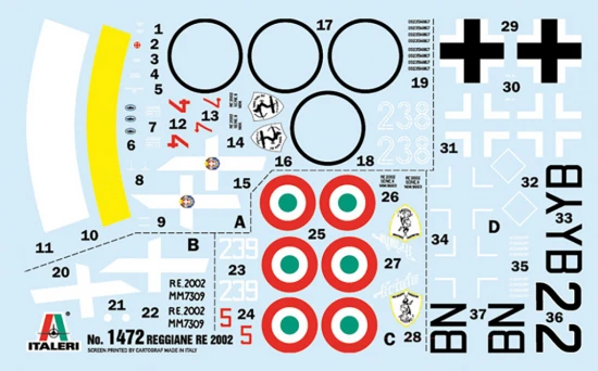 Italeri Reggiane Re.2002 Ariete