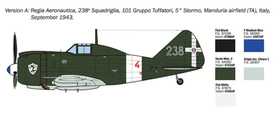 Italeri Reggiane Re.2002 Ariete