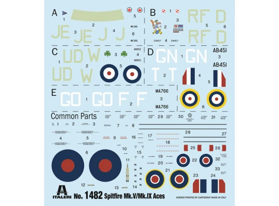 Italeri Spitfire Mk.V / Mk.IX Aces