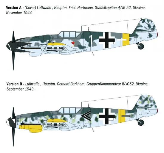 Italeri BF 109 G-2/G-6 Aces