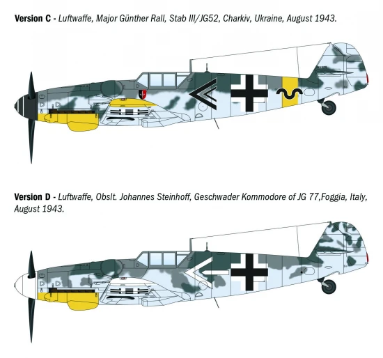 Italeri BF 109 G-2/G-6 Aces
