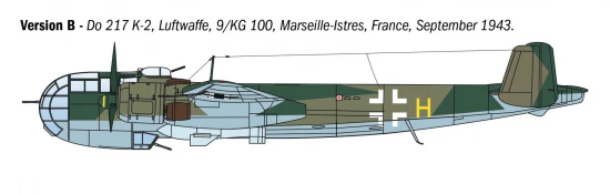 Italeri Do 217K with Fritz X