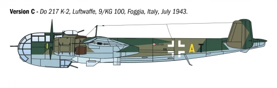 Italeri Do 217K with Fritz X