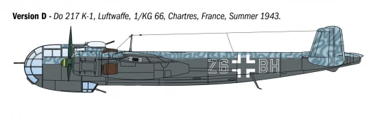Italeri Do 217K with Fritz X