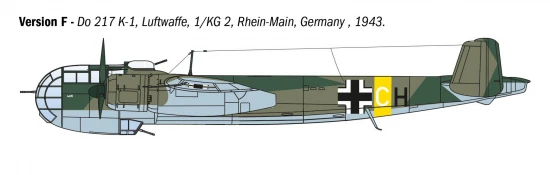 Italeri Do 217K with Fritz X