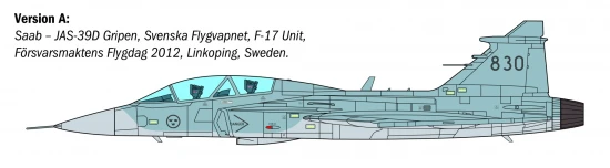 Italeri 1/48 Jas-39 Gripen Twin Seater