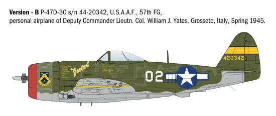 Italeri P-47D Thunderbolt (E.T.O.)