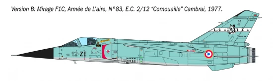 Italeri Mirage F1 C/CR