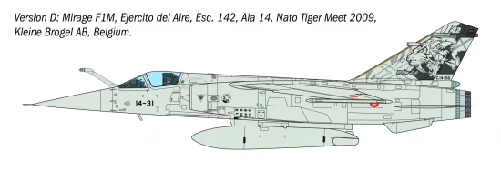 Italeri Mirage F1 C/CR