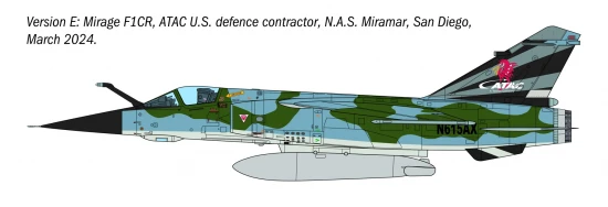 Italeri Mirage F1 C/CR