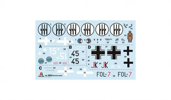 Italeri FIAT CR.42 Falco Assault/Night Fighter