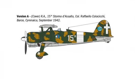 Italeri FIAT CR.42 Falco Assault/Night Fighter
