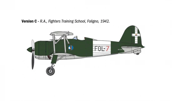 Italeri FIAT CR.42 Falco Assault/Night Fighter