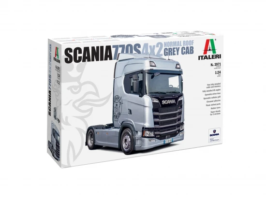 Italeri Scania S770 4x2 Normal Roof Grey Cab